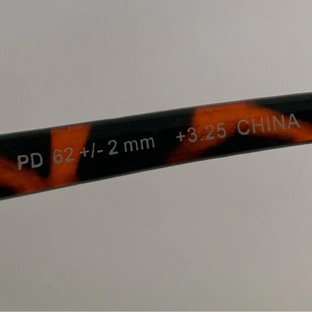 Reader Glasses Set of 3 Black Pink Brown Tortoiseshell +325 Strength